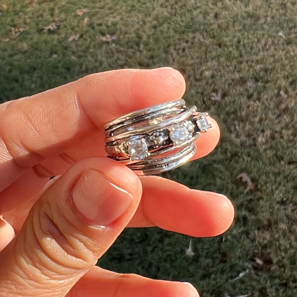 Elegant Sterling Silver Women's Ring